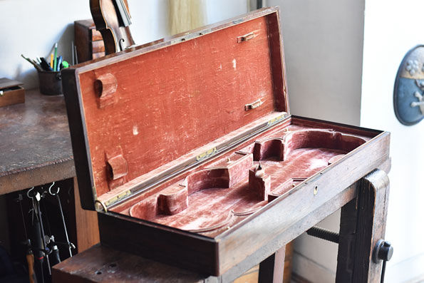 French Double violin case