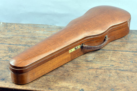 Hill and son's dart shaped violin case