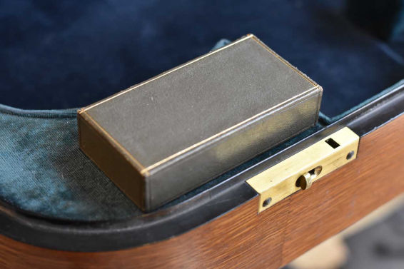 Hill violin case restoration