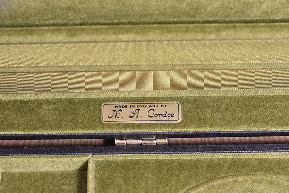 Mike Gordge violin case label