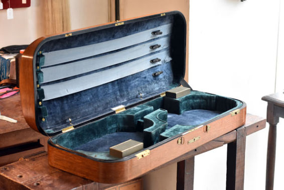 Hill double violin case